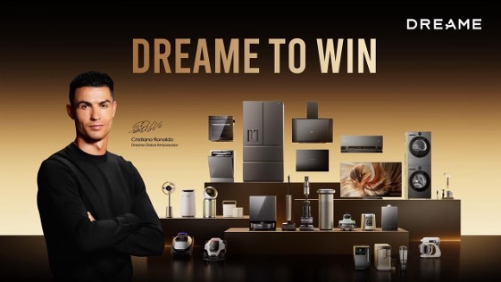 Dreame Technology names Cristiano Ronaldo global ambassador displaying the new premium smart home appliance lineup